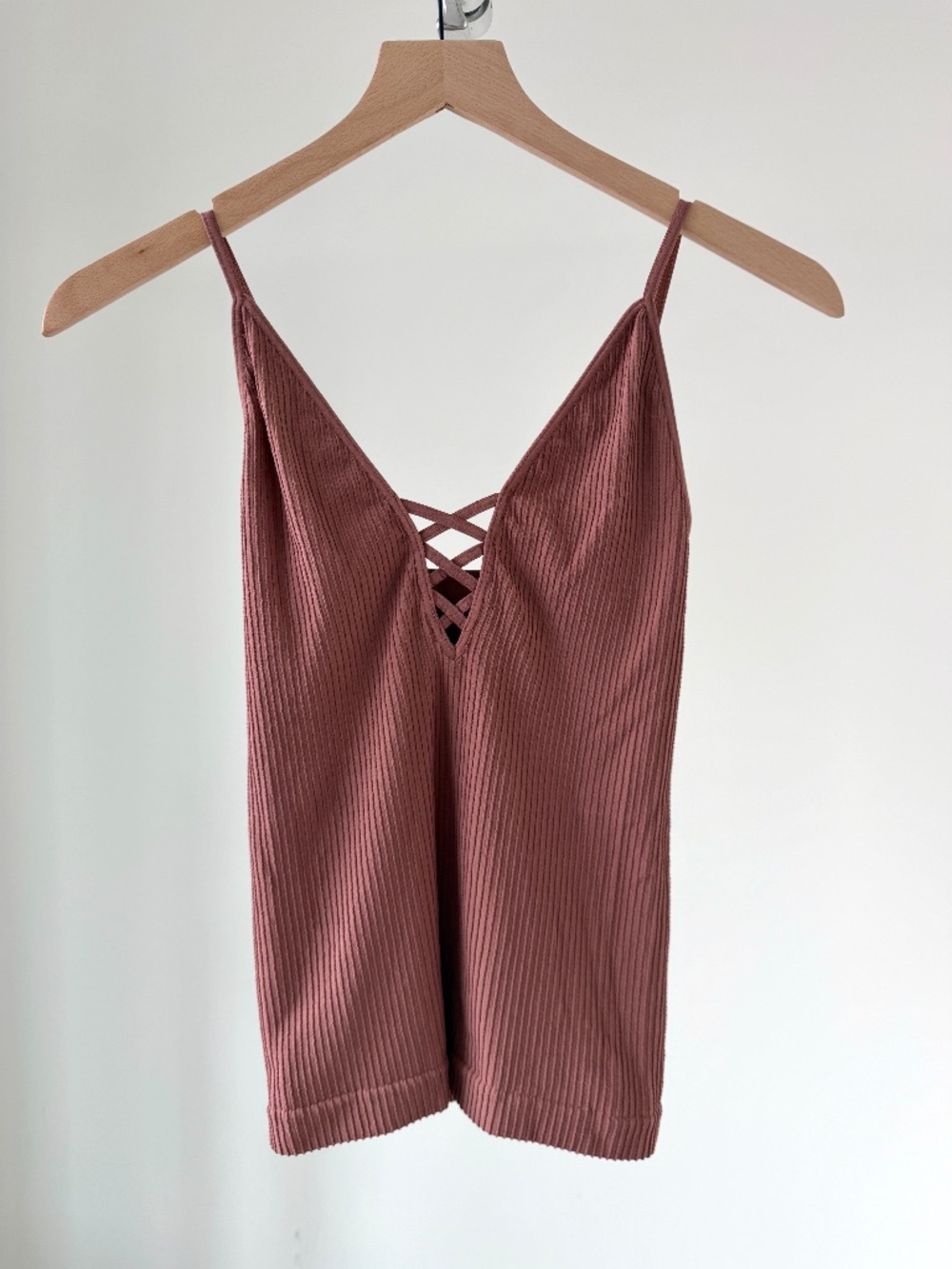 Free People The Crossfire Cami Ribbed Tank Top